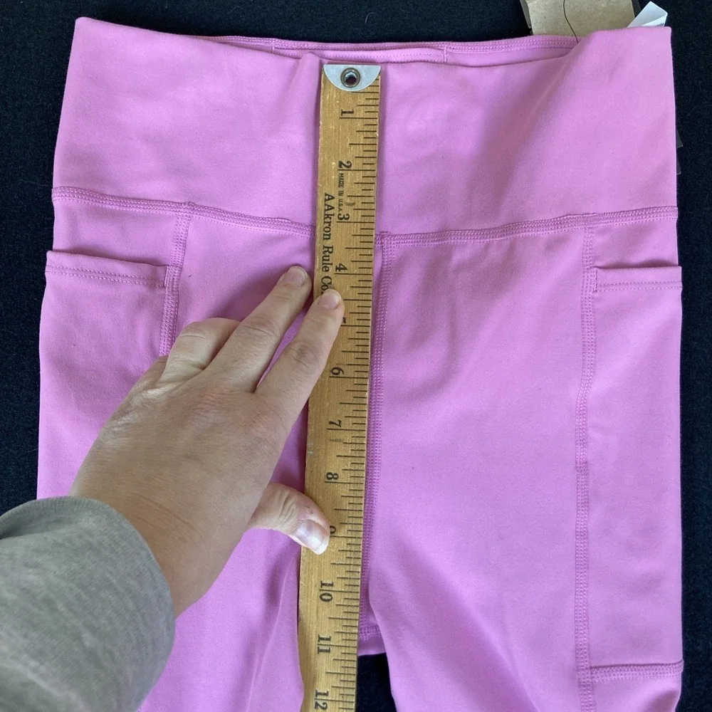 Nike One Dri-fit Pink Leggings Youth Girls‎ Size L FZ5607-646 NWT With Pockets